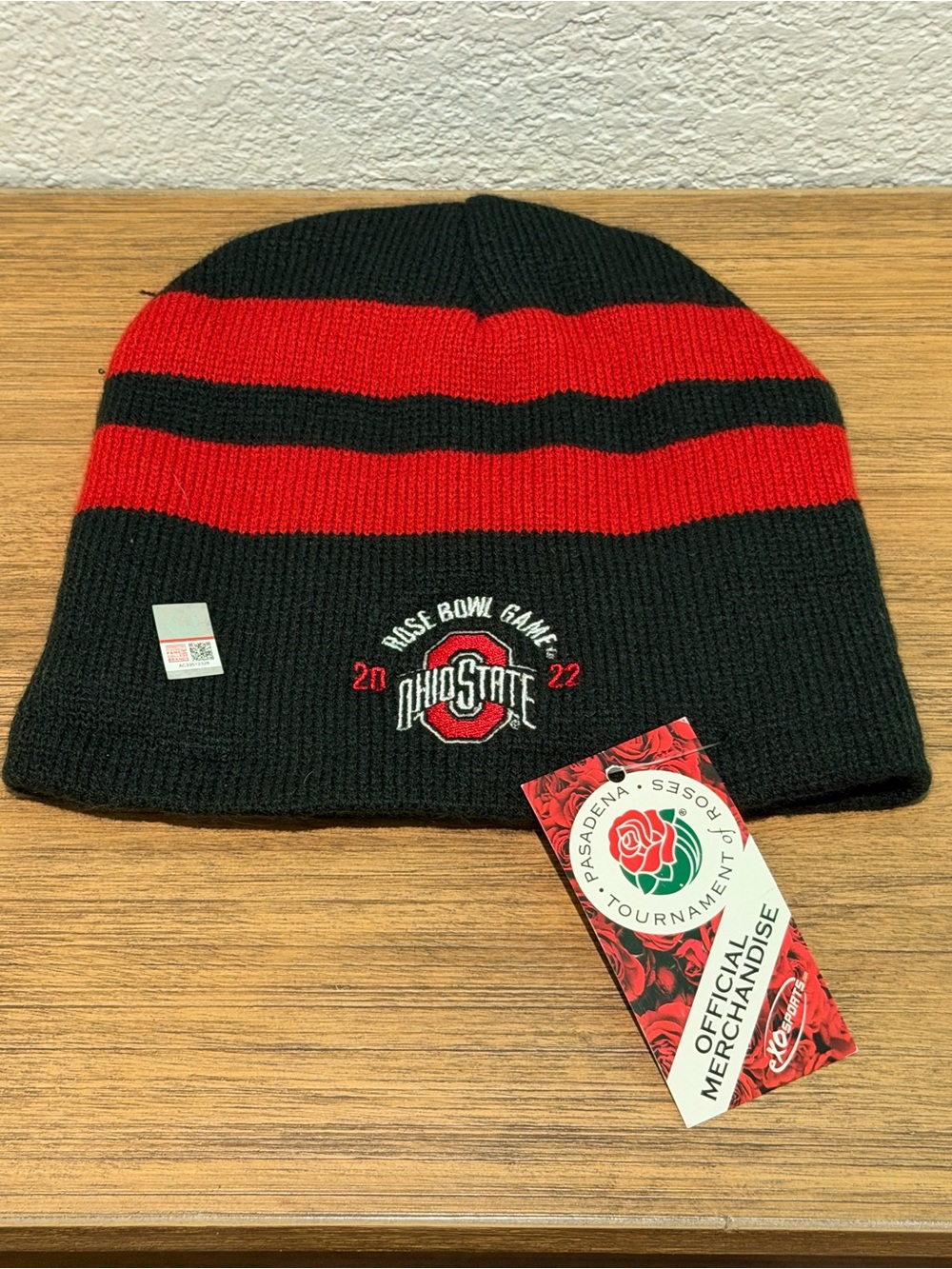 Ohio State Rose Bowl 2022 Beanie - Black & Red